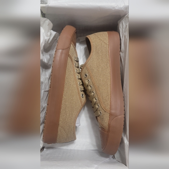 Ben Sherman Clifford Oxford CNV2 Khaki Canvas size 8.5 - Picture 6 of 6